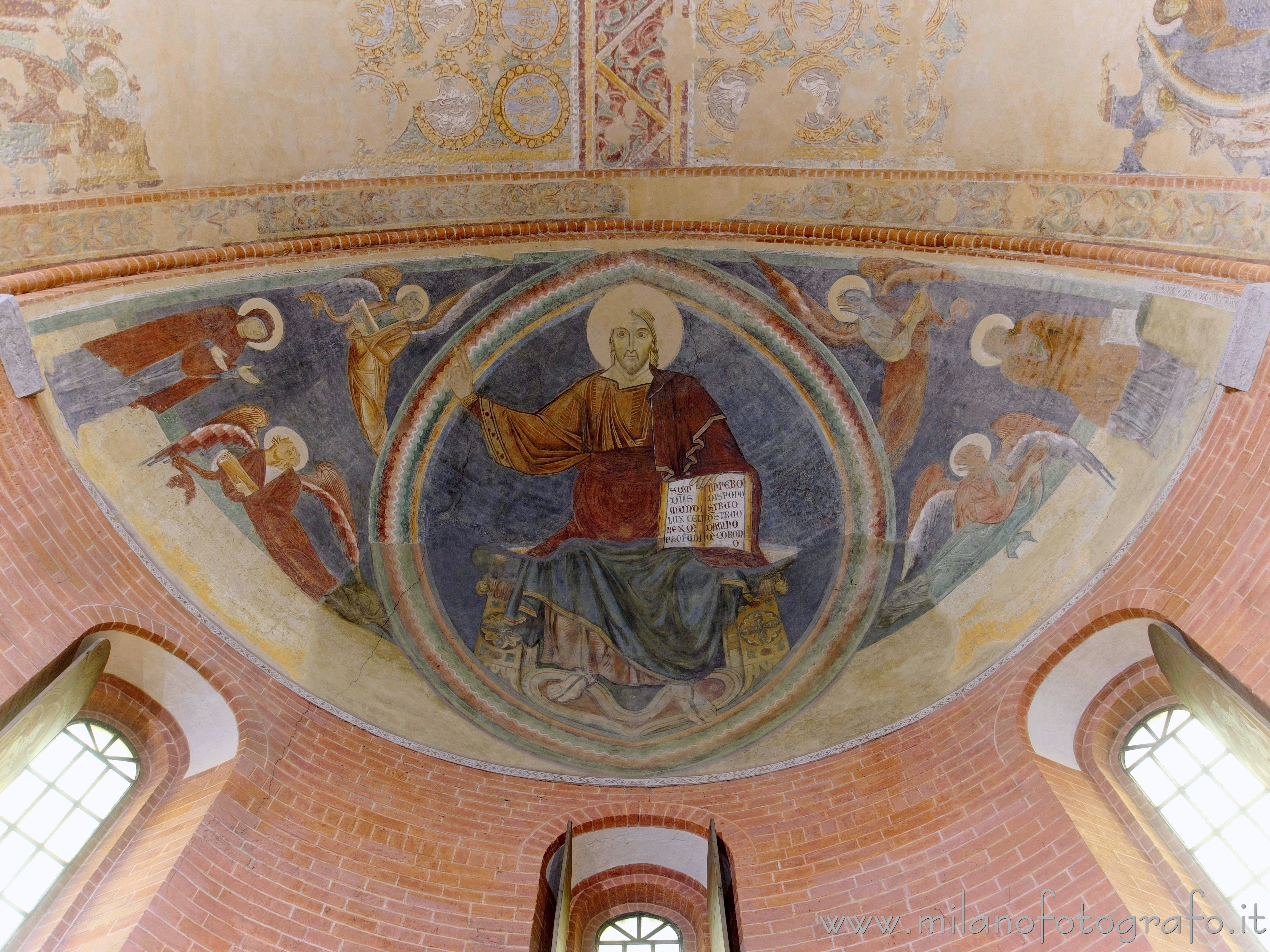 Milan (Italy) - Apsidal basin of the Church of Santa Maria Rossa in Crescenzago